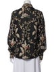 BODE Floral Print Long Sleeve Button-Up Top