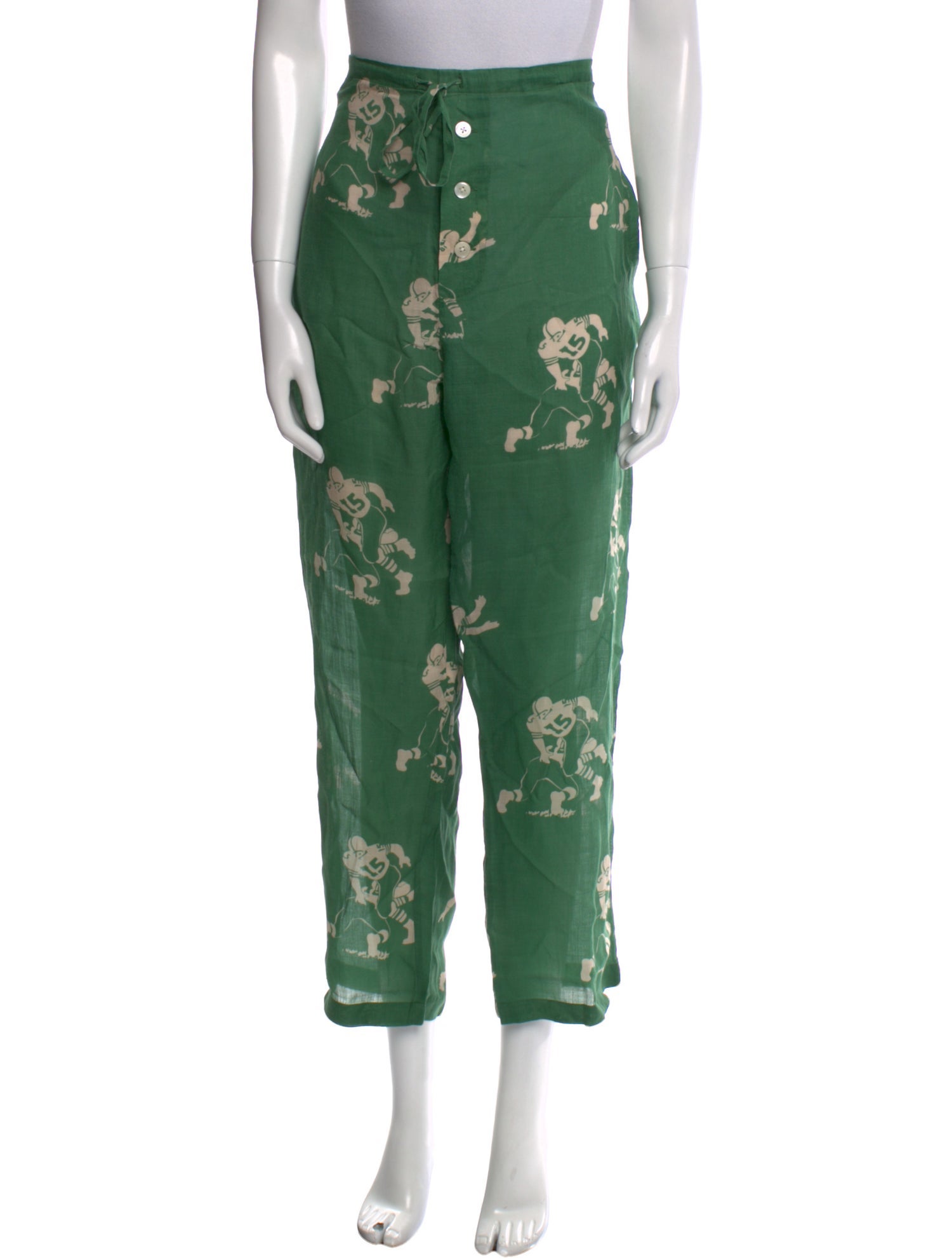 BODE Linen Straight Leg Pants