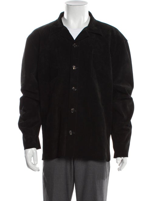 BODE Suede Bomber Jacket