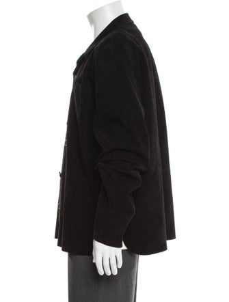 BODE Suede Bomber Jacket