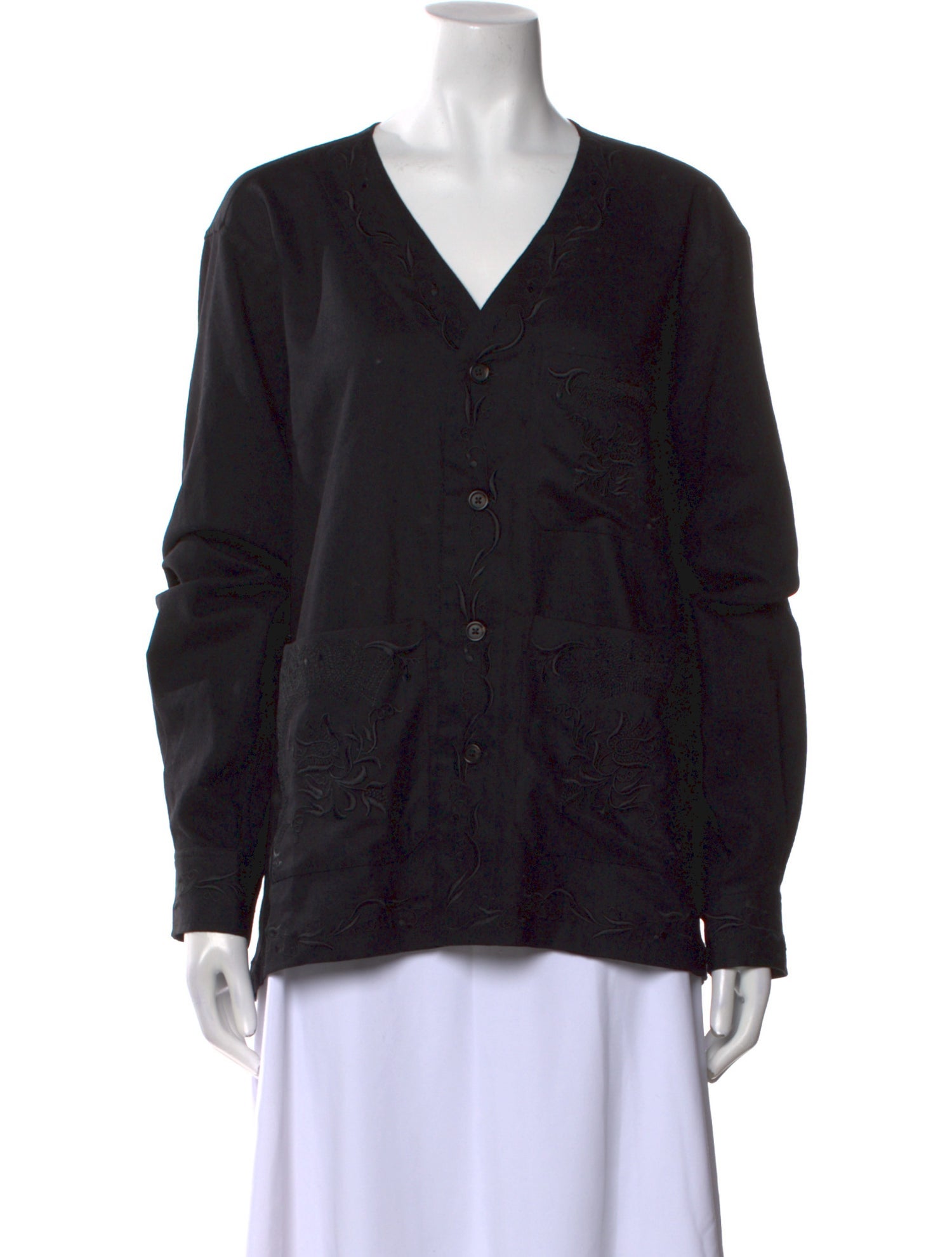 BODE Wool V-Neck Blouse w/ Tags