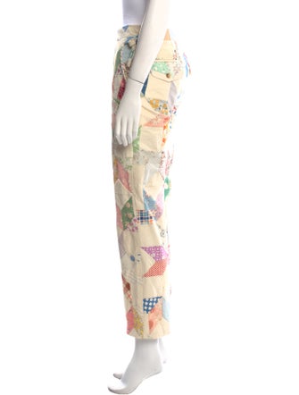 BODE Patchwork Straight Leg Pants