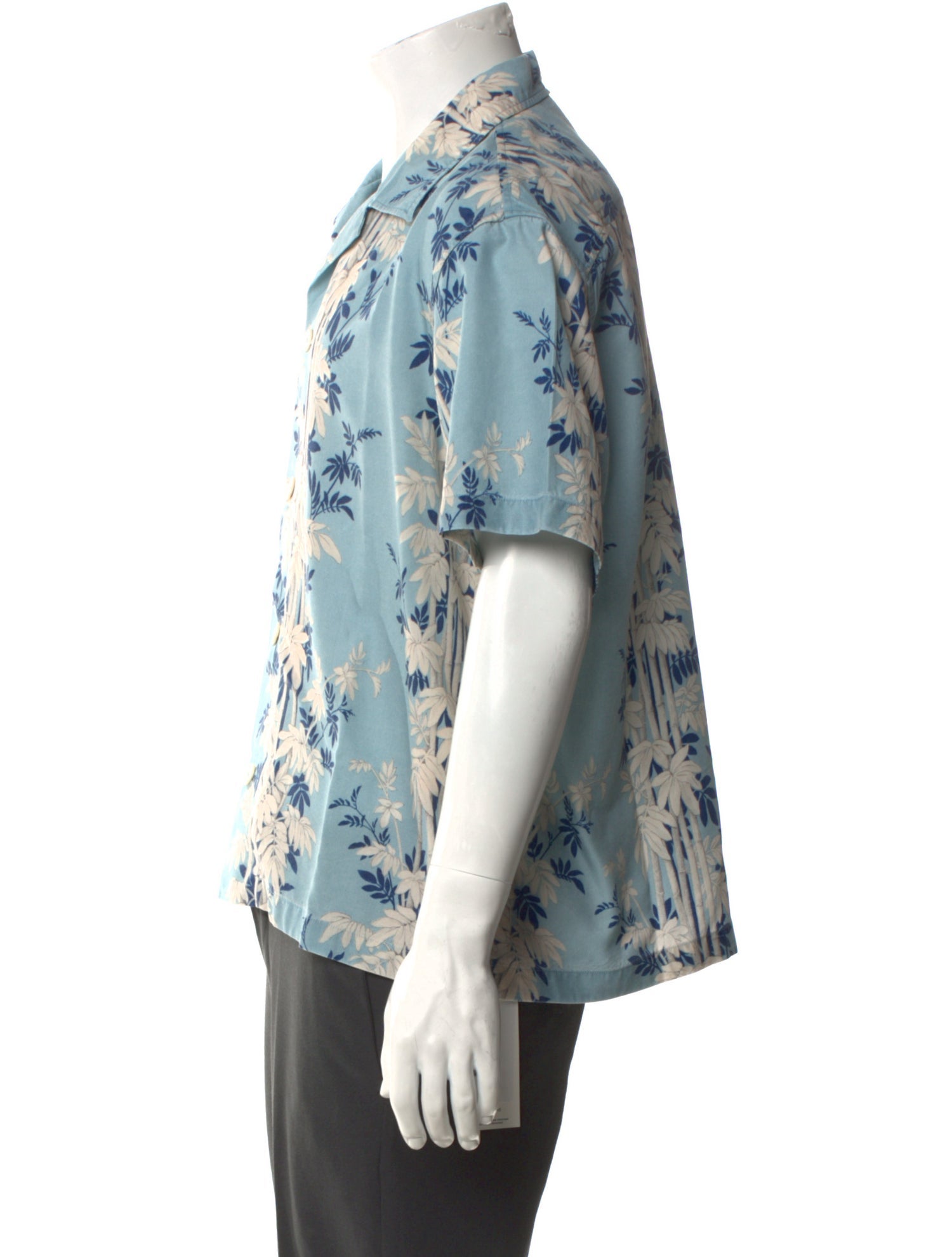 BODE Floral Print Short Sleeve Shirt