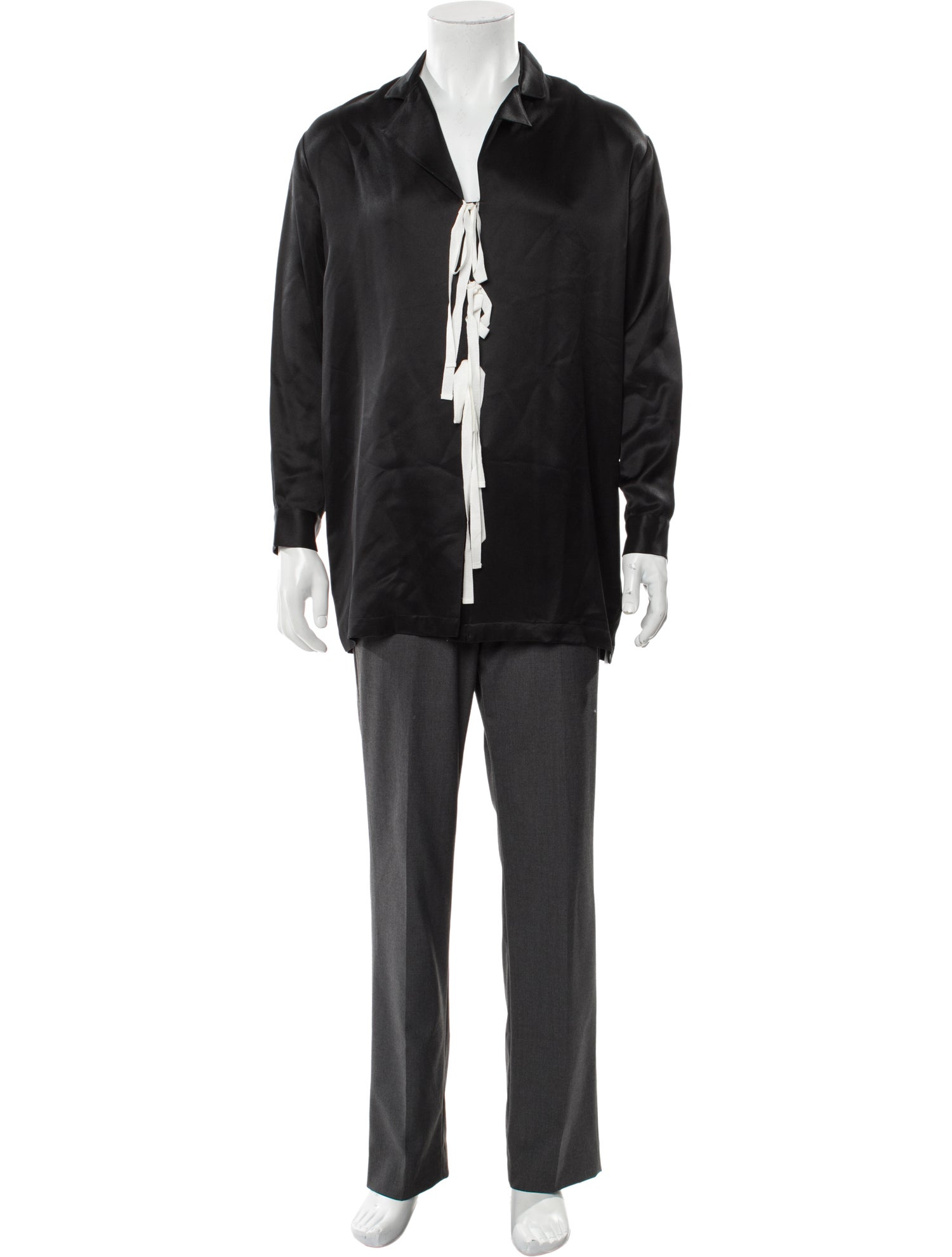 BODE Silk Long Sleeve Shirt