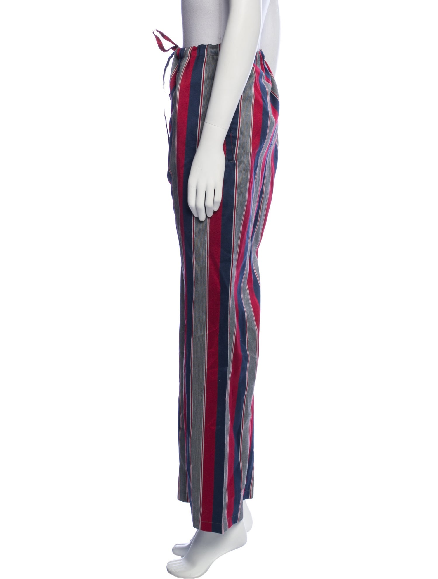 BODE Striped Wide Leg Pants