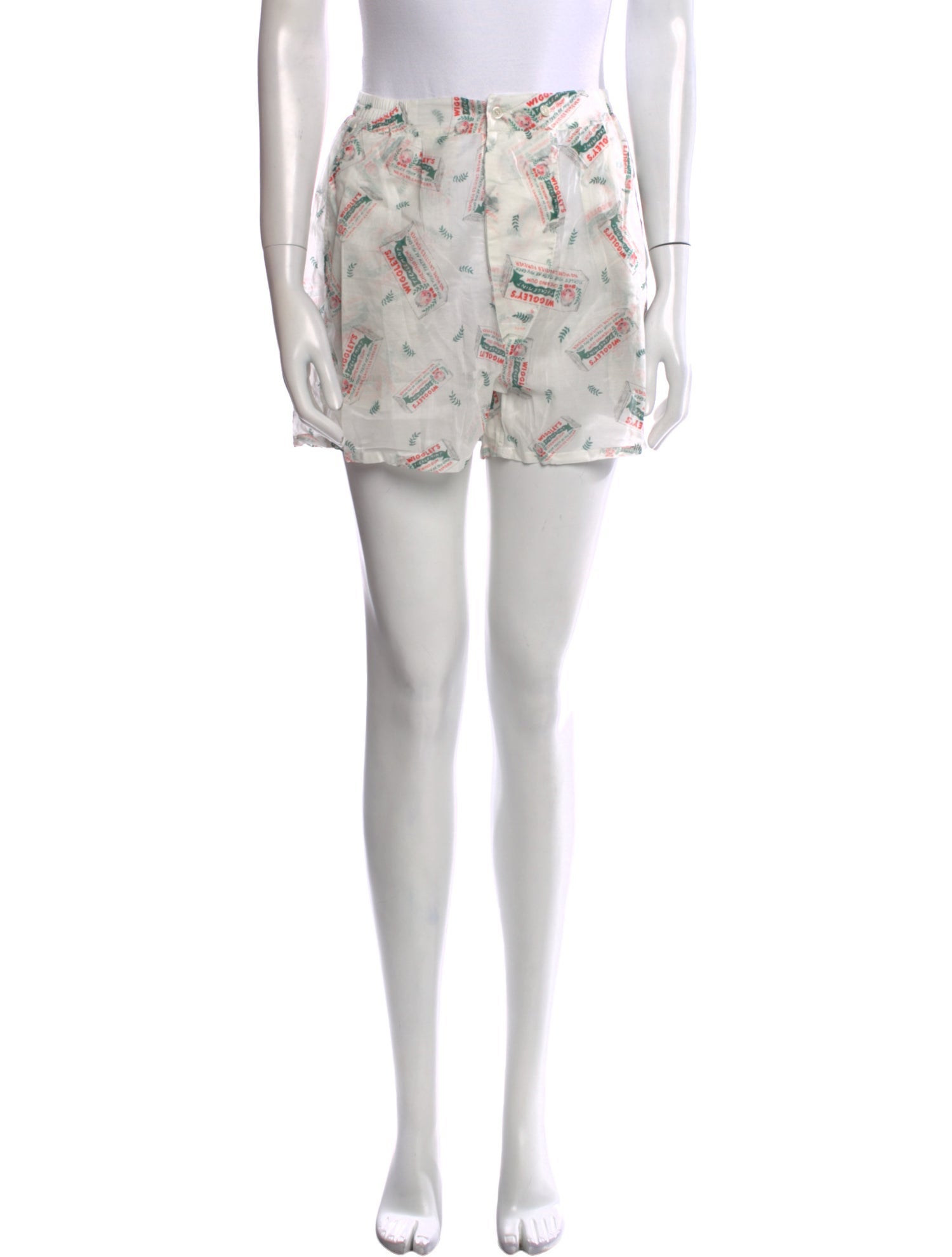 BODE Printed Mini Shorts