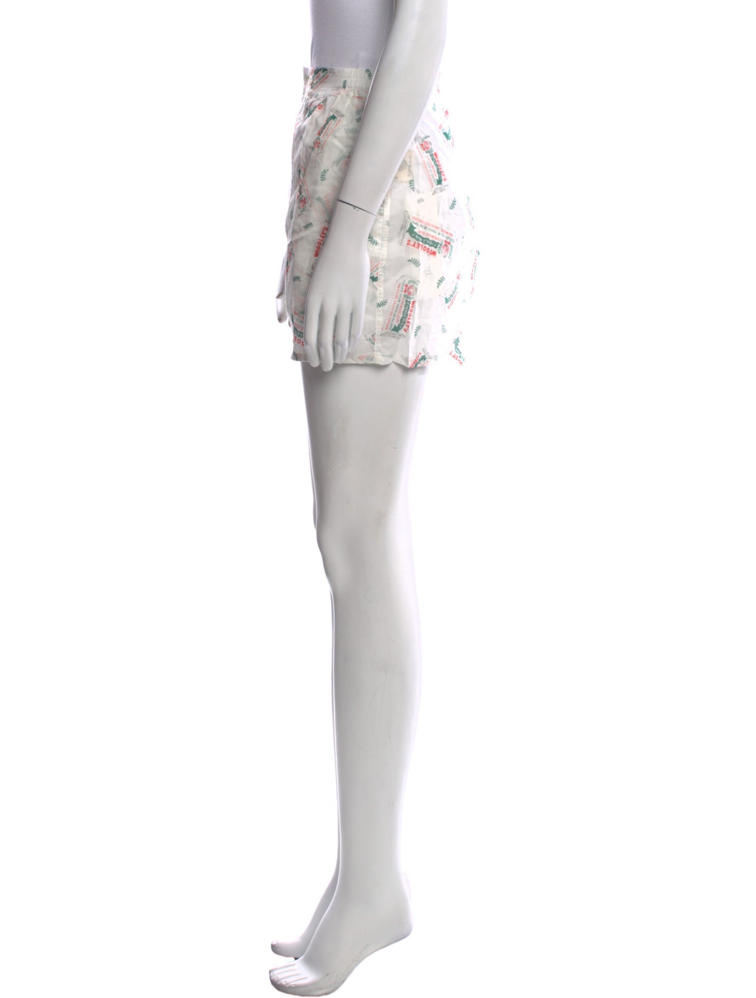 BODE Printed Mini Shorts