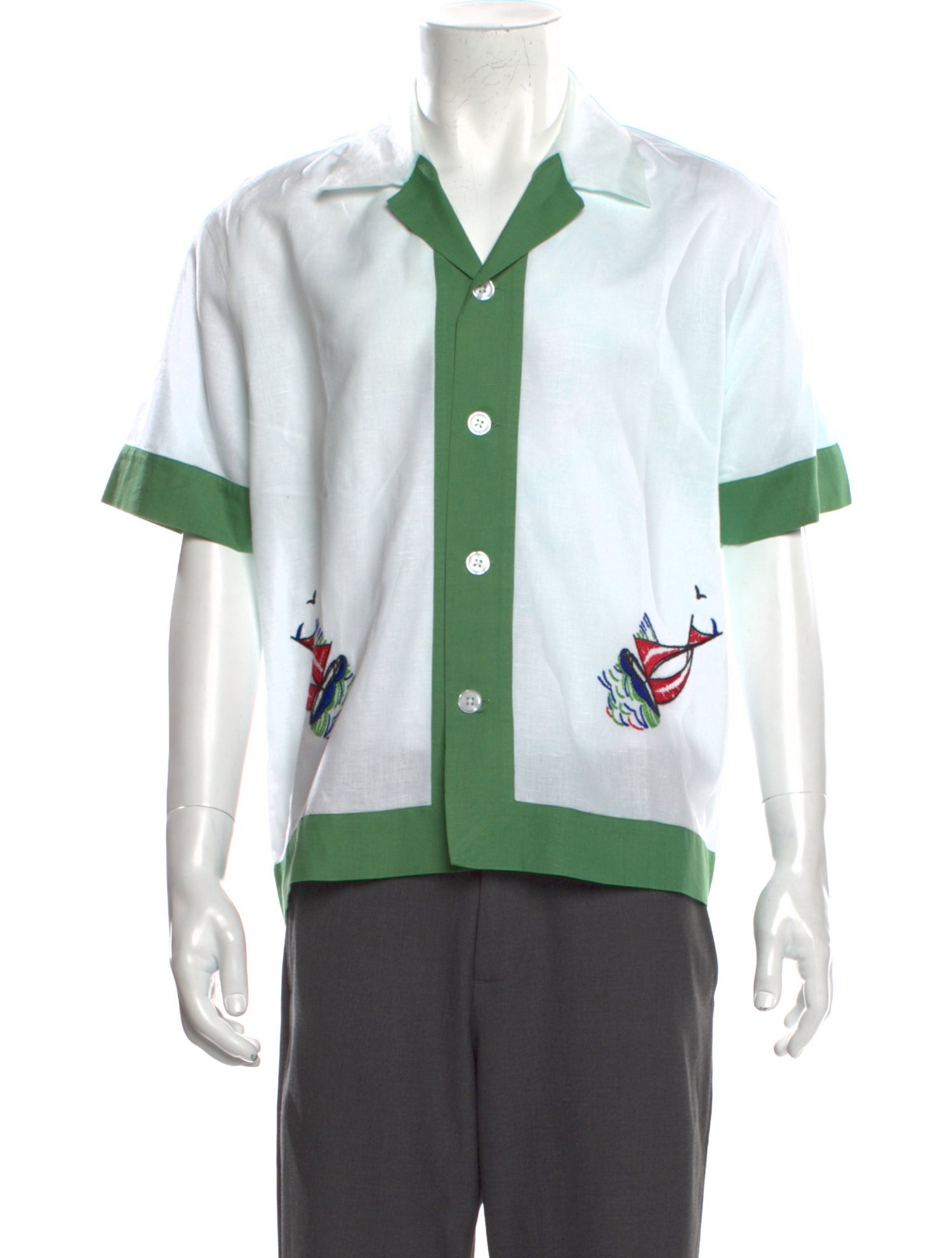 BODE Printed Short Sleeve Shirt