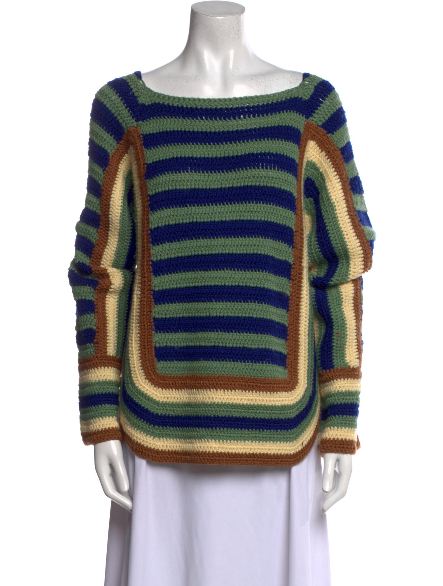 BODE Merino Wool Striped Sweater