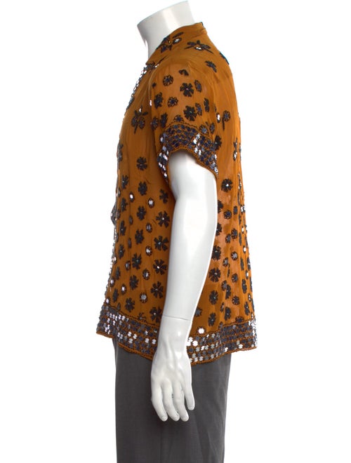 BODE Printed Short Sleeve Shirt