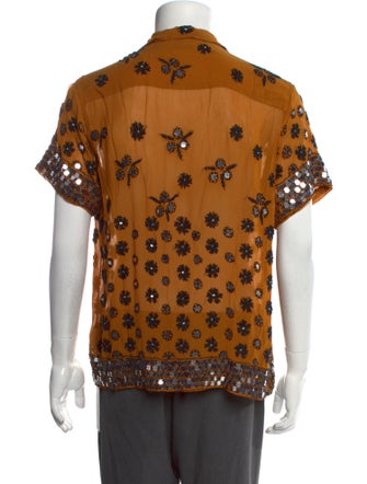 BODE Printed Short Sleeve Shirt