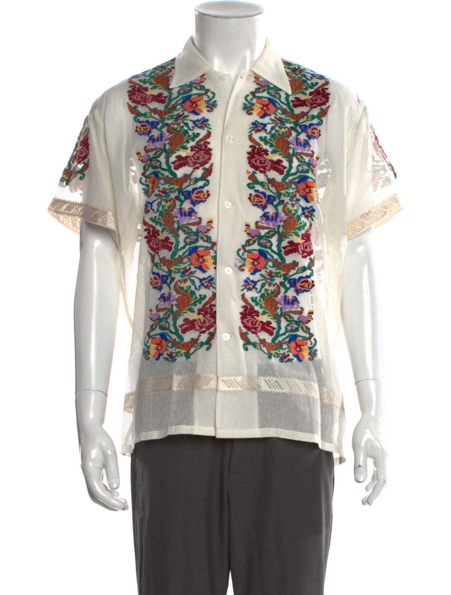 BODE Printed Short Sleeve Shirt