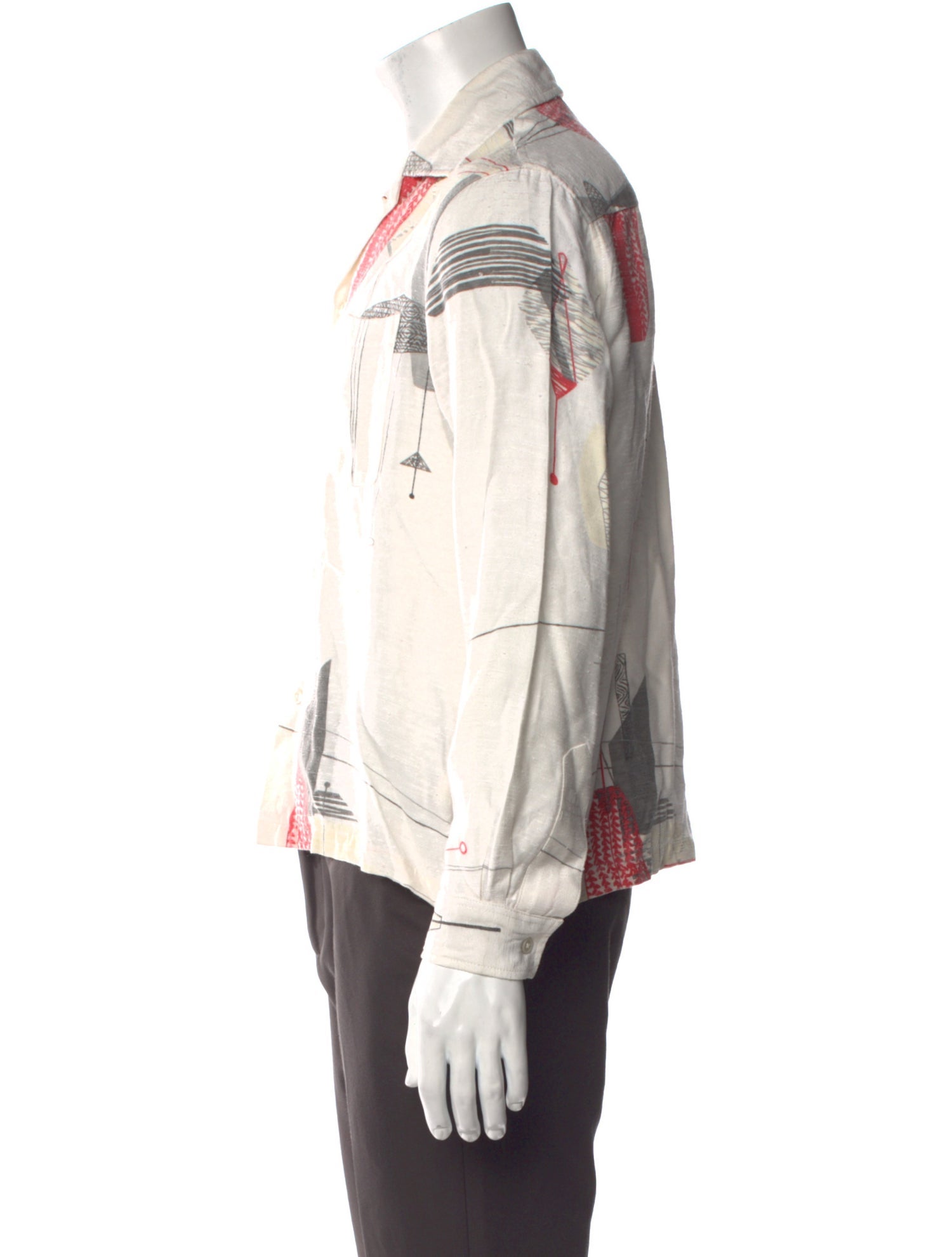 BODE Silk Printed Shirt