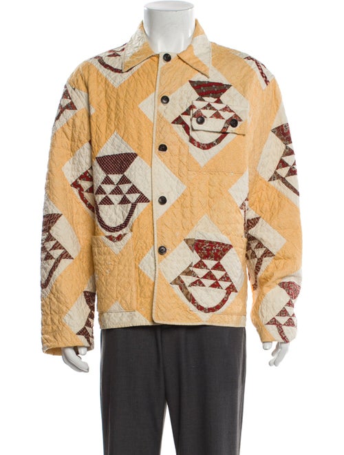 BODE Printed Denim Jacket