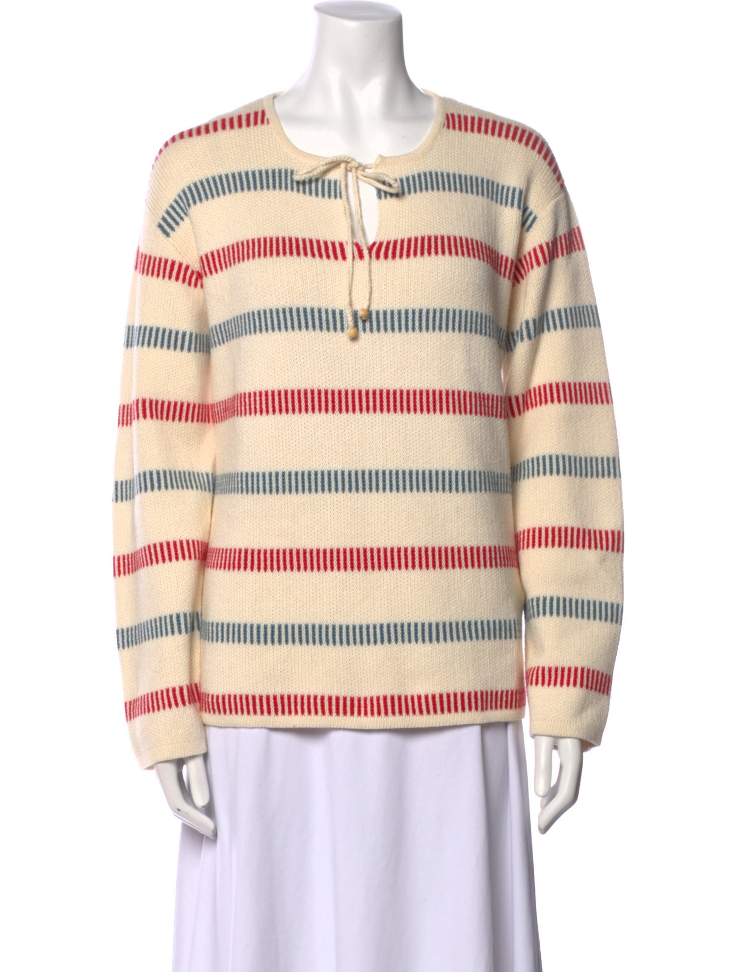 BODE Striped Crew Neck Sweater