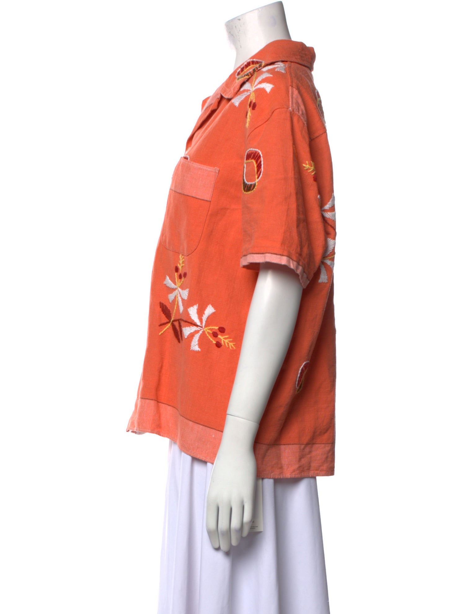 BODE Printed Short Sleeve Polo