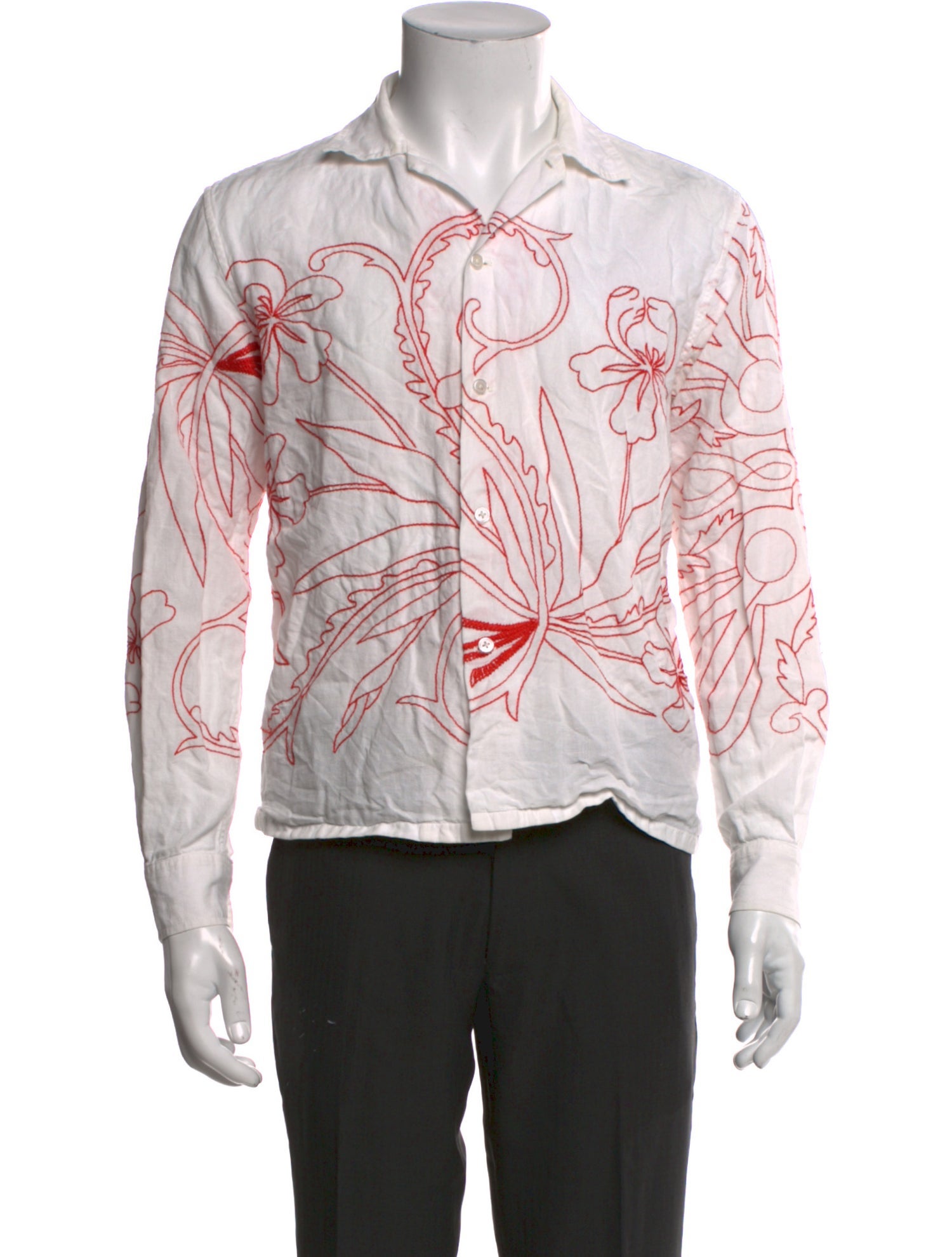 BODE Printed Long Sleeve Shirt