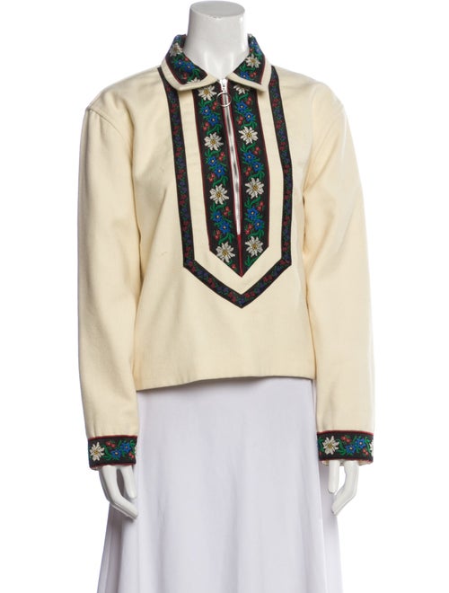 BODE Merino Wool Graphic Print Top