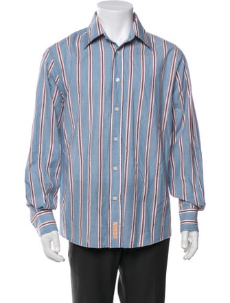 BODE Striped Long Sleeve Shirt