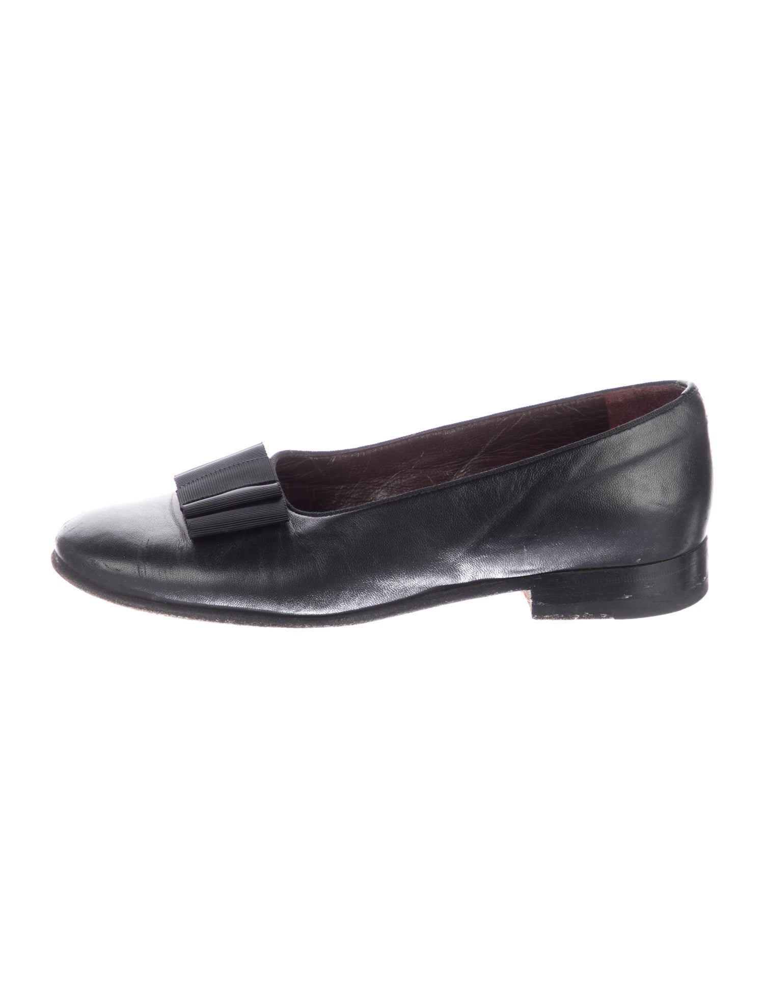 BODE Leather Bow Accents Flats