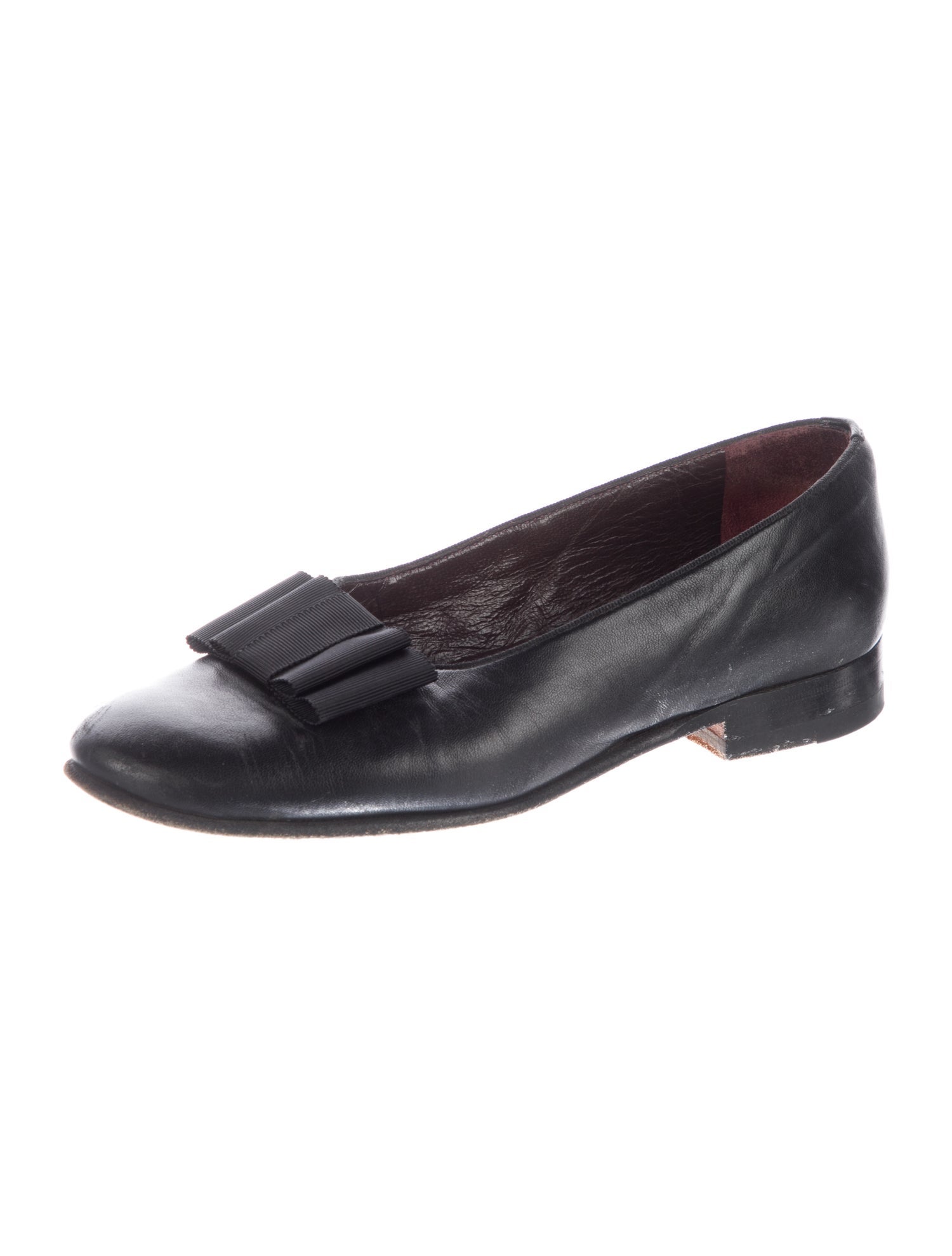 BODE Leather Bow Accents Flats