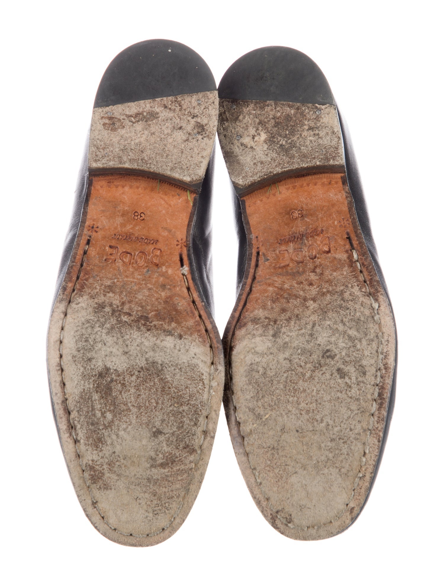 BODE Leather Bow Accents Flats