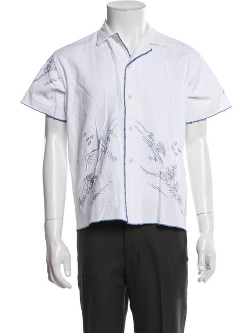 BODE Graphic Print Short Sleeve Shirt
