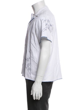 BODE Graphic Print Short Sleeve Shirt