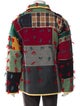 BODE Wool Colorblock Pattern Jacket
