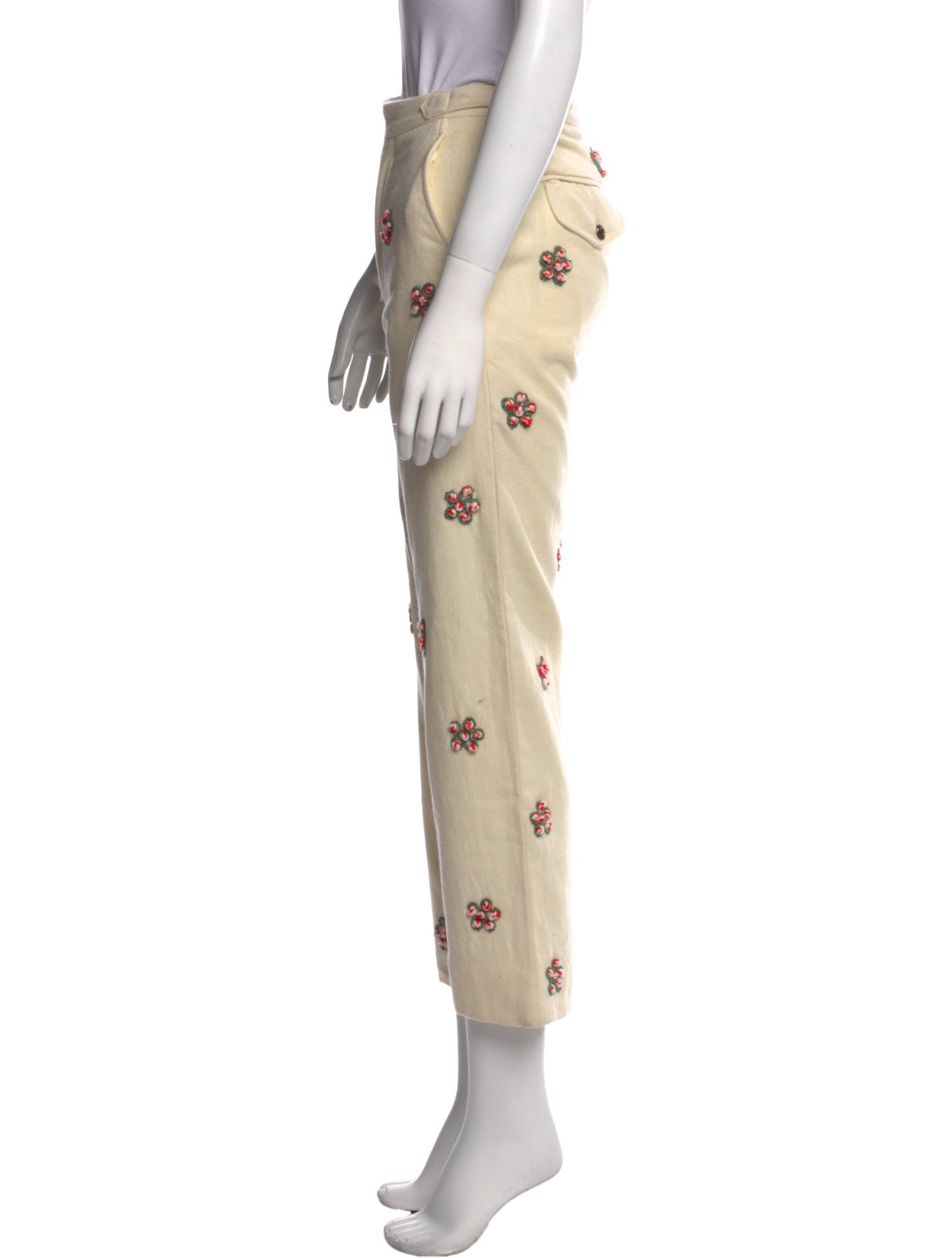 BODE Merino Wool Straight Leg Pants