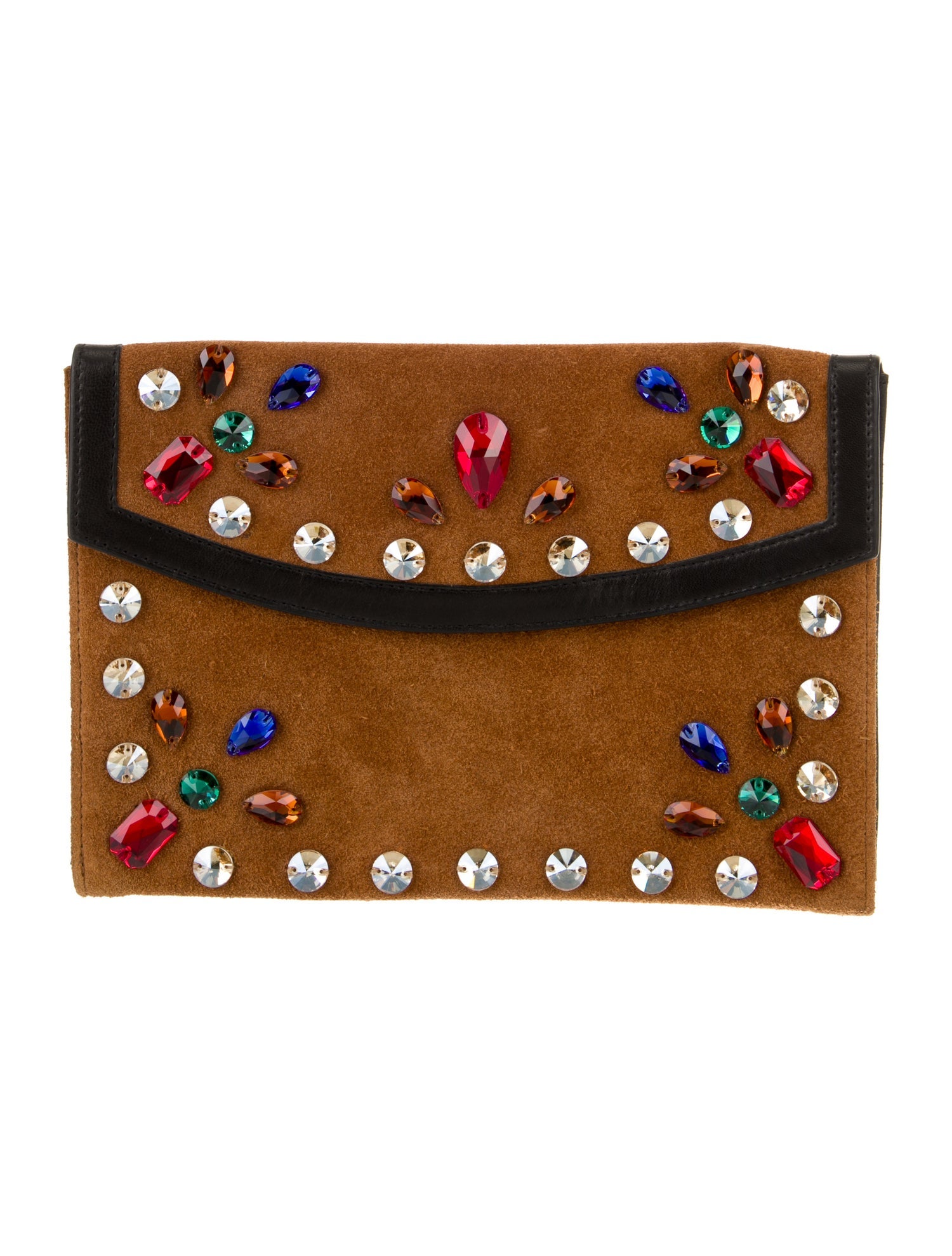 BODE Suede Clutch