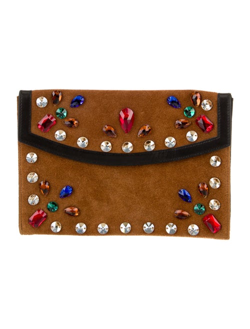 BODE Suede Clutch