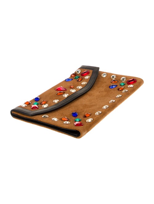BODE Suede Clutch