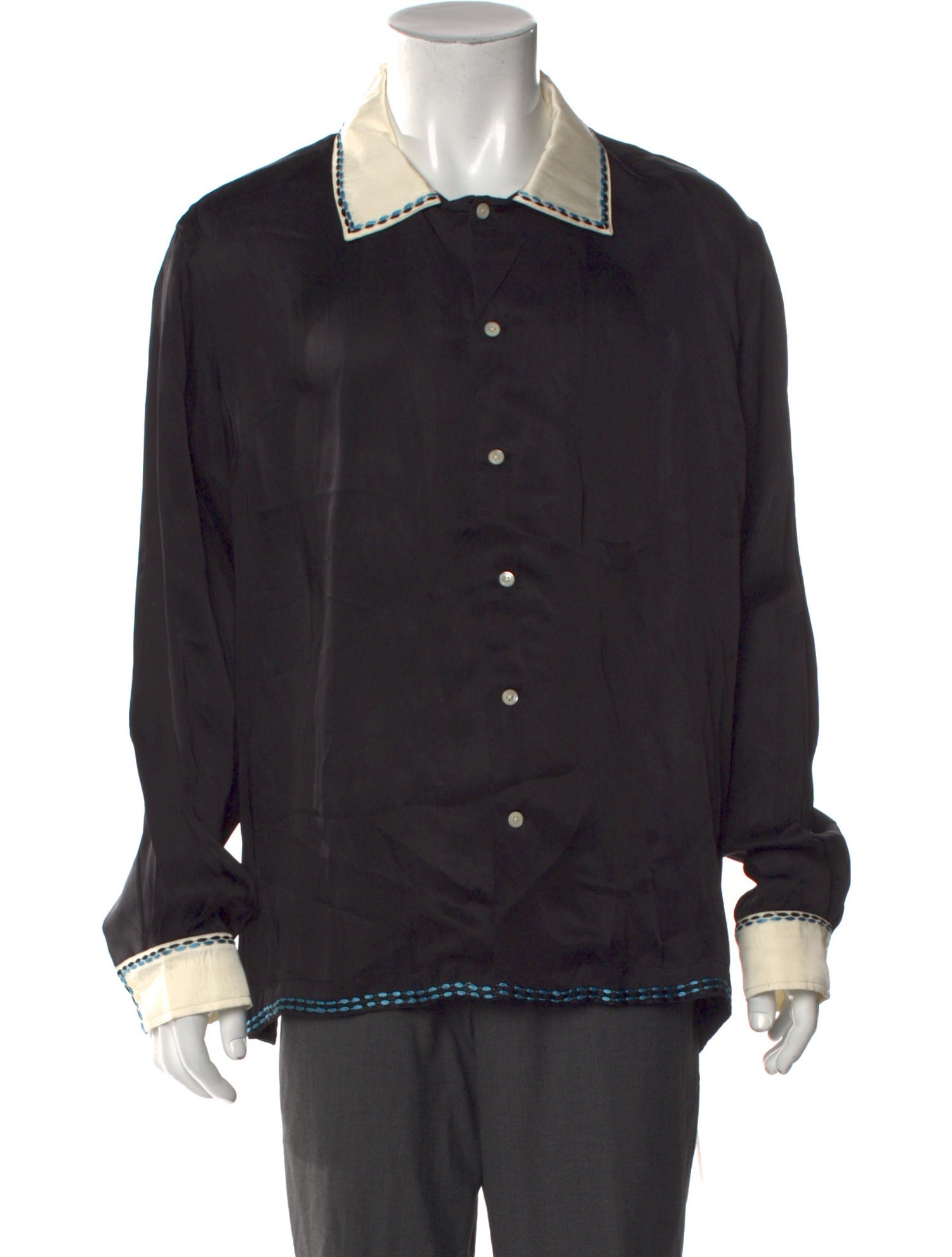 BODE Long Sleeve Dress Shirt