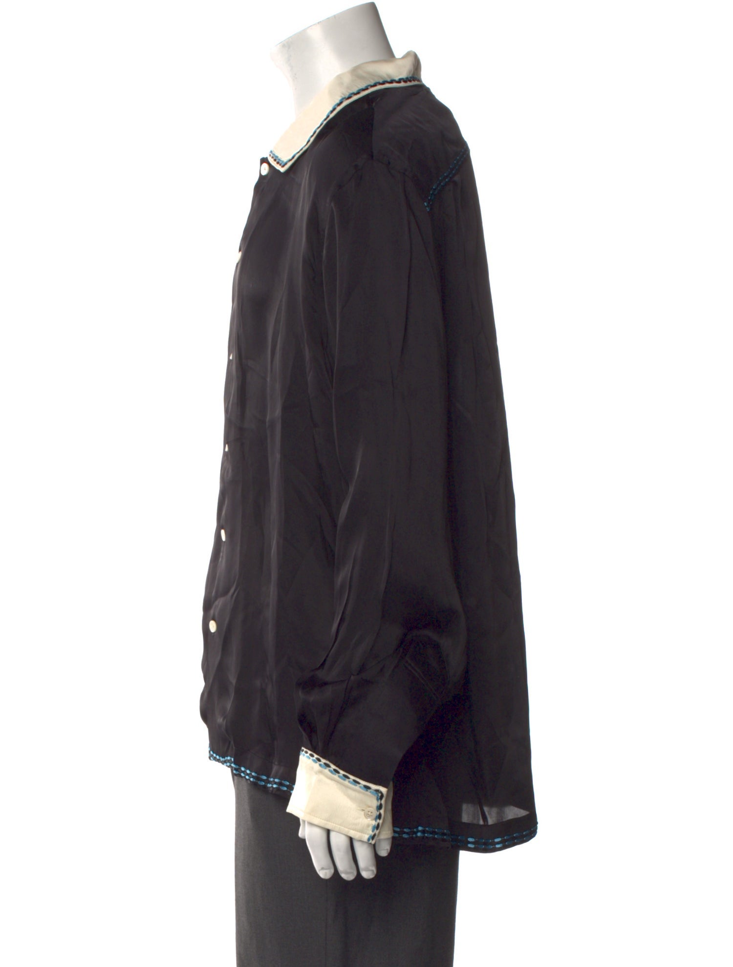 BODE Long Sleeve Dress Shirt