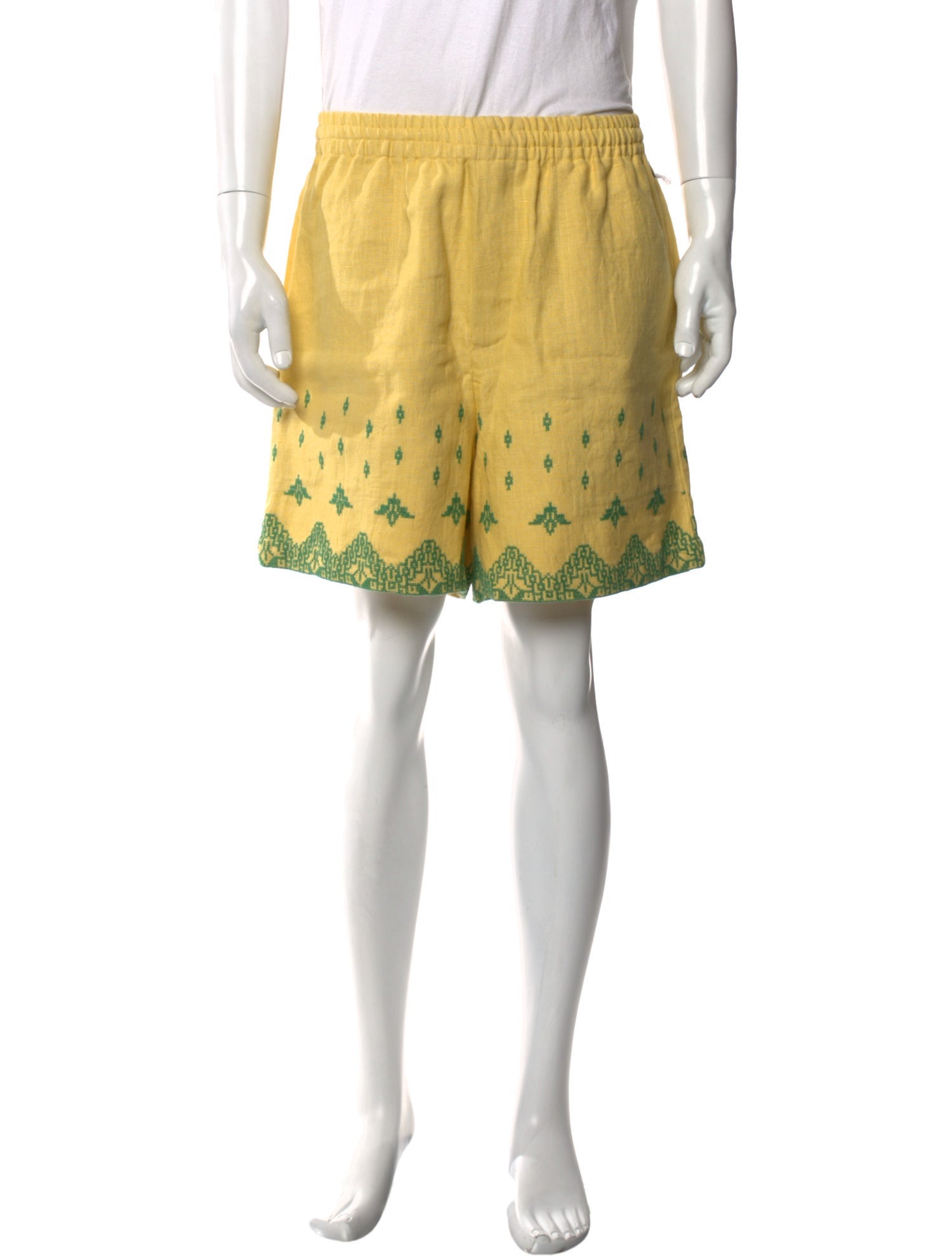 BODE Linen Jogger Shorts