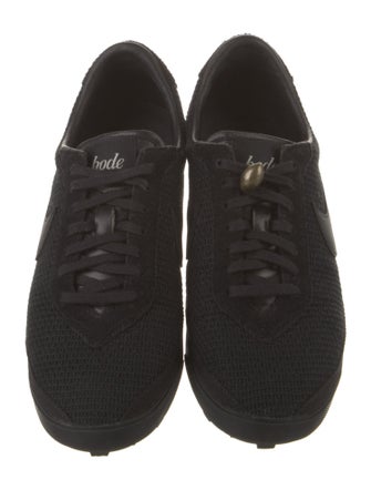BODE Mesh Leather Trim Embellishment Sneakers