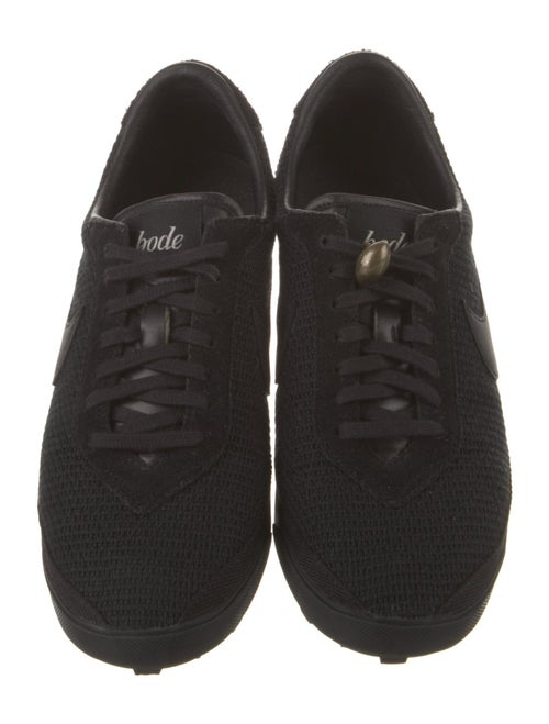 BODE Mesh Leather Trim Embellishment Sneakers