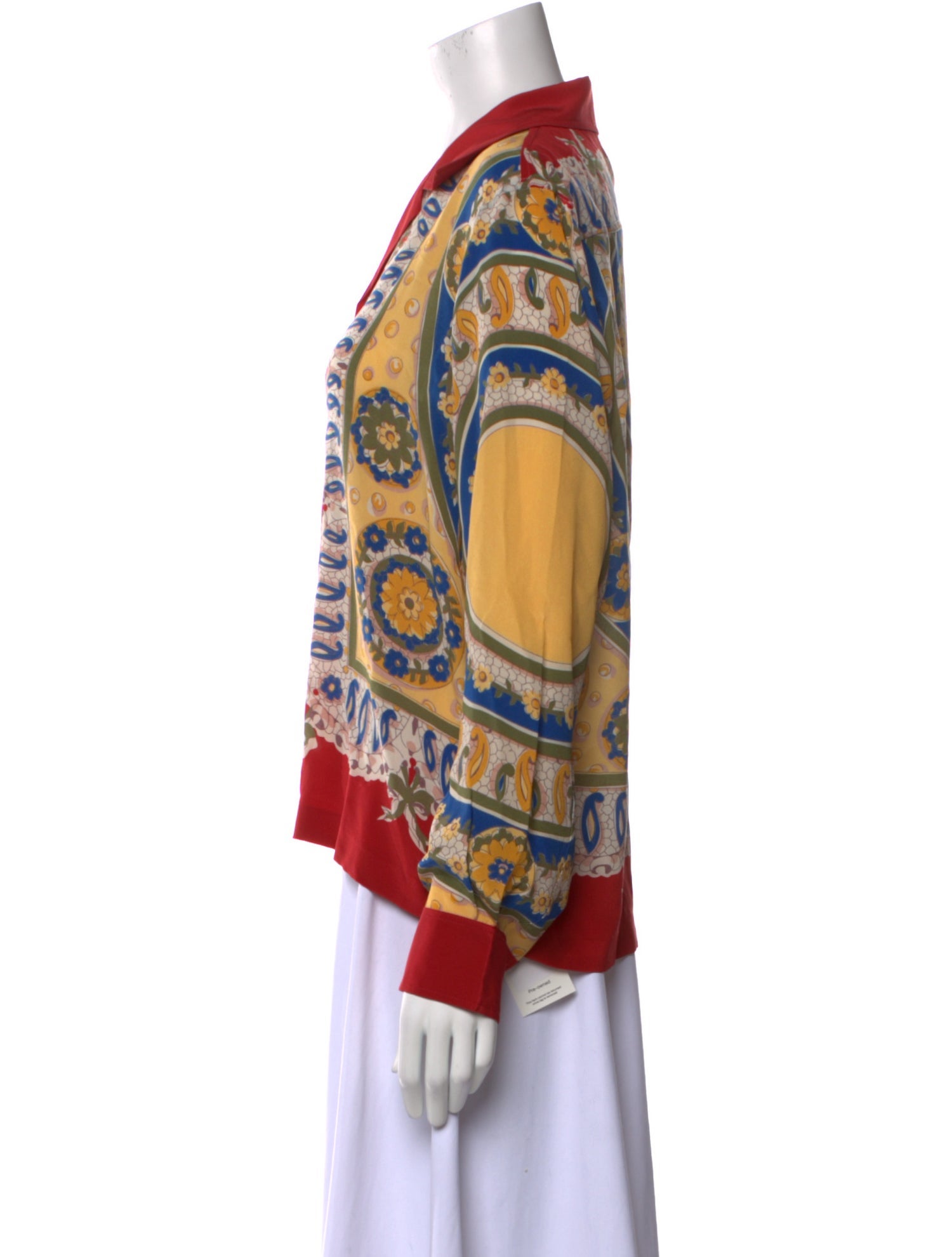 BODE Silk Printed Blouse