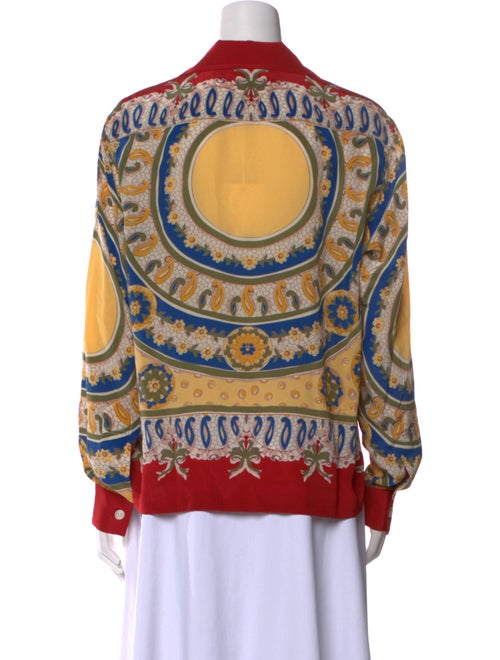 BODE Silk Printed Blouse