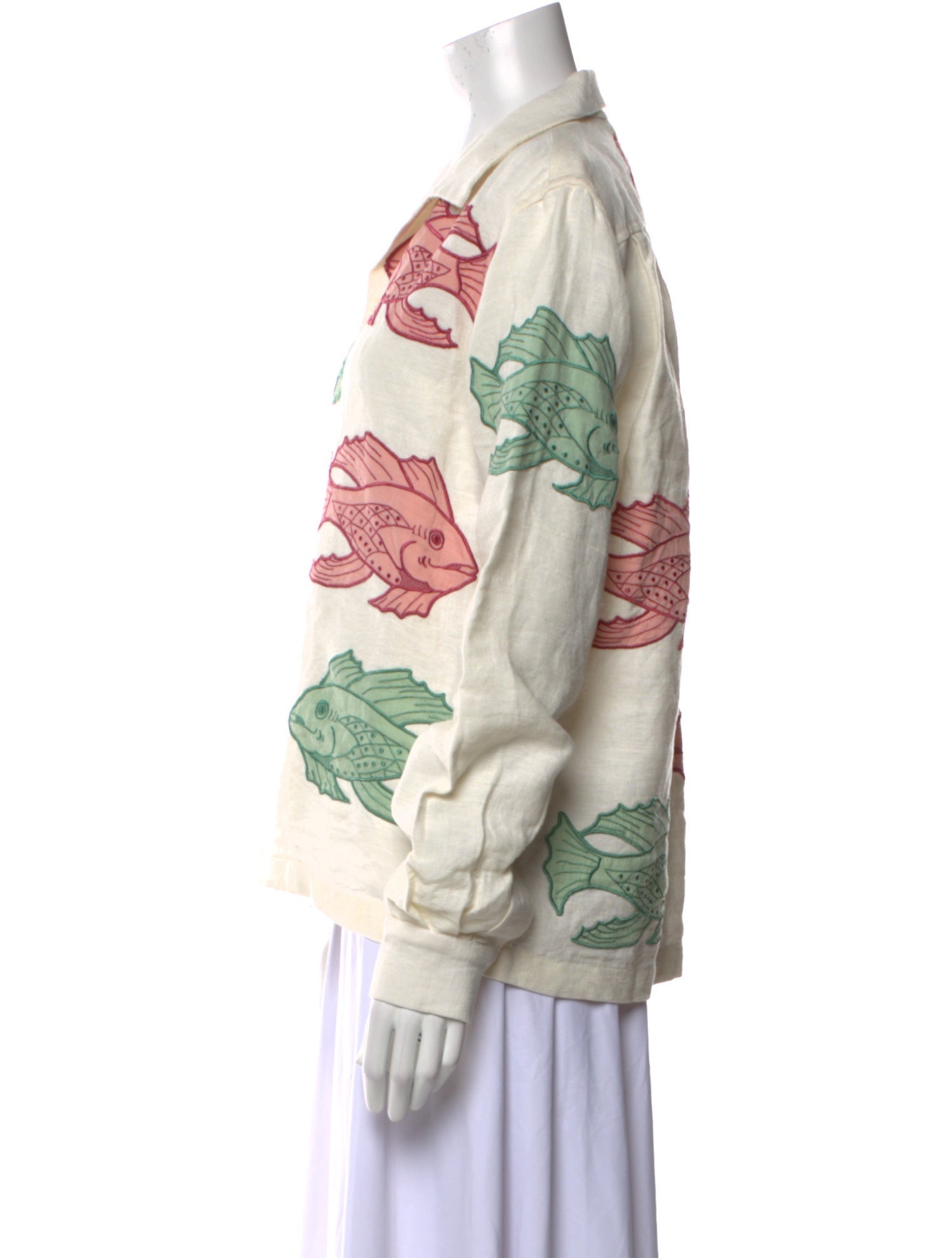 BODE Linen Printed Sweatshirt