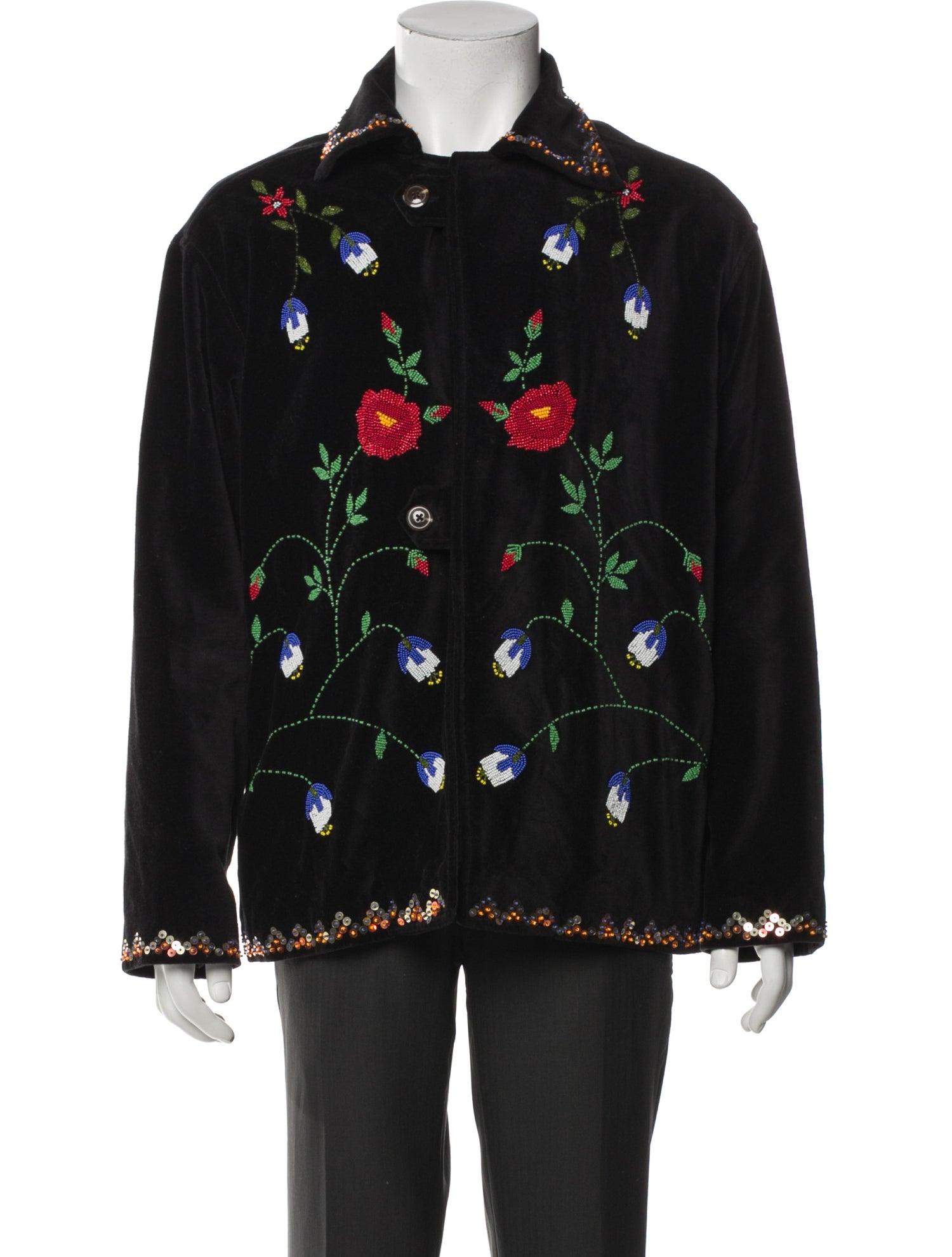 BODE Printed Peacoat