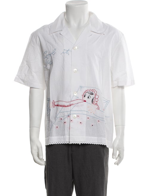 BODE Graphic Print Short Sleeve Shirt