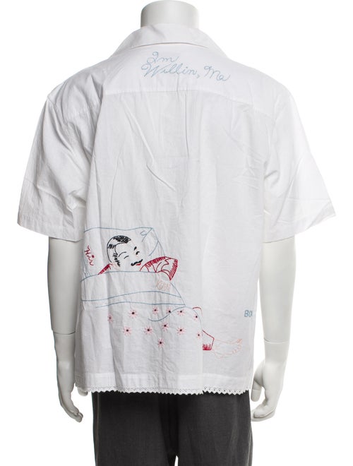 BODE Graphic Print Short Sleeve Shirt