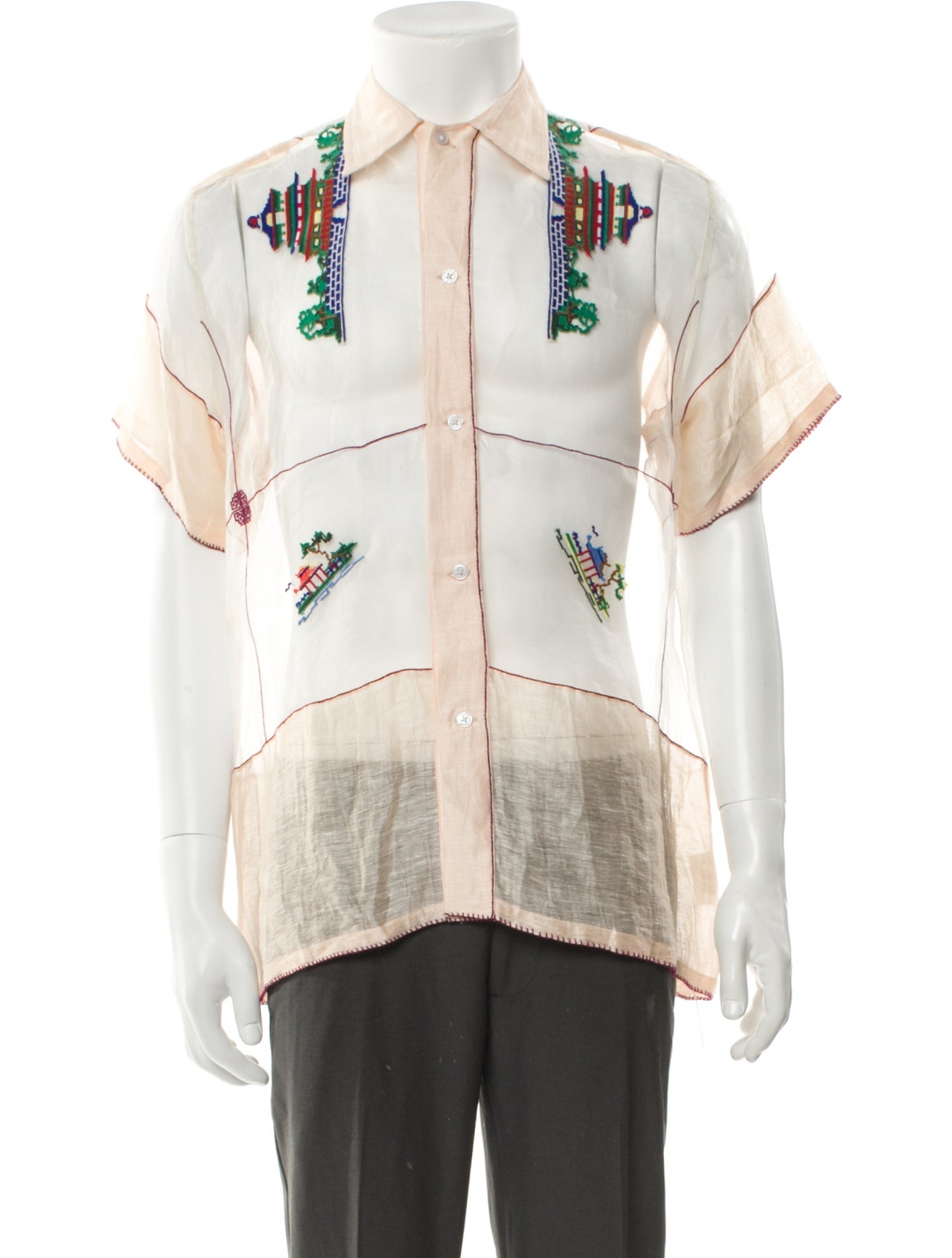 BODE Sheer Linen Shirt