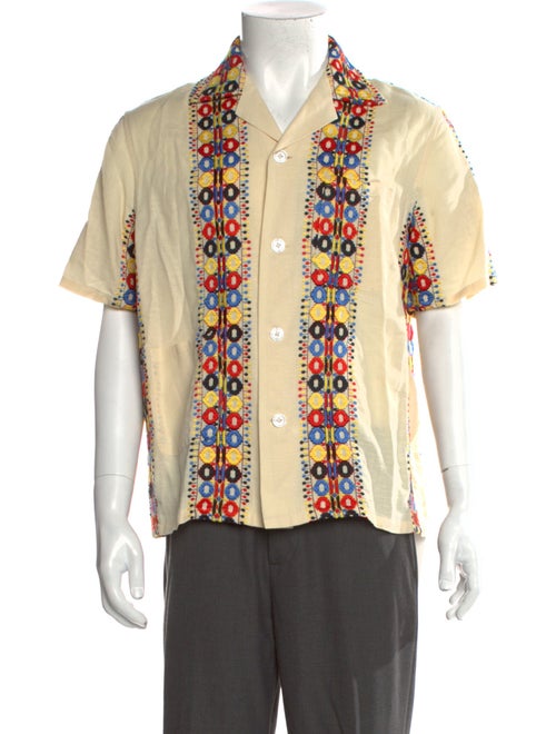 BODE Printed Short Sleeve Shirt