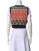 BODE Printed V-Neck Sweater