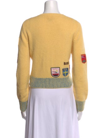 BODE Baby Alpaca Graphic Print Sweater