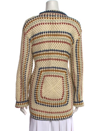 BODE Striped Scoop Neck Sweater