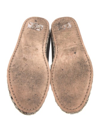 BODE Suede Colorblock Pattern Espadrilles